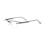 Paco Titanium Semi Rim Rectangle Eyeglasses