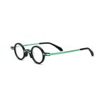 Kris Acetate Alloy Round Eyeglasses