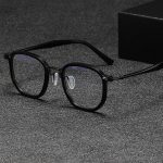 Ozzie Titanium Acetate Polygon Eyeglasses