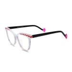 Sinjin Trendy Acetate Cat Eye Glasses Frame