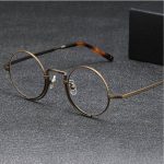 Abigail Vintage Round Pure Titanium Glasses